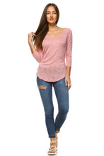 Women's Long Sleeve Round Neck Top