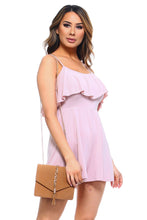 Women's Layered Ruffle Tank Romper