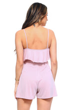 Women's Layered Ruffle Tank Romper