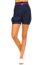 Women's Denim Blouson Shorts