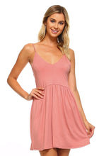 Women's Criss Cross Back Skater Dress