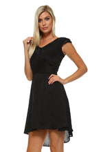 Women's Lace Silk Button Dress