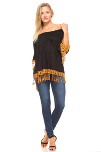 Women's Crochet Lace Tunic