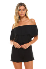 Women's Off the Shoulder Elastic Romper