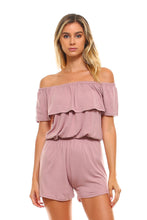 Women's Off the Shoulder Elastic Romper