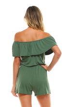 Women's Off the Shoulder Elastic Romper