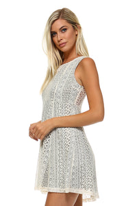 Women's Lace Detail Tank Dress