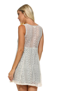 Women's Lace Detail Tank Dress