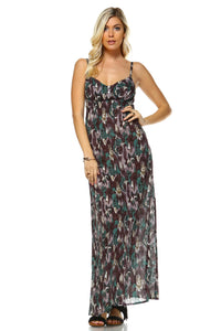 Women's Printed Maxi Dress