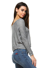 Women's Round Neck Crop Sweater