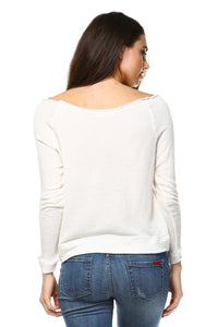 Women's Round Neck Crop Sweater