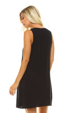 Women's V-Neck Knee Length Tank Dress