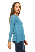 Women's Long Sleeve Crochet Knit Top