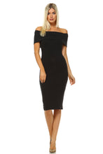 Women's Off Shoulder Bodycon Dress