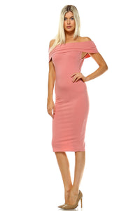 Women's Off Shoulder Bodycon Dress