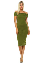 Women's Off Shoulder Bodycon Dress