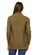 Women's Textured Open Front Cardigan