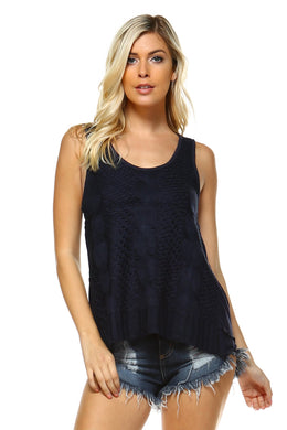 Women's Front Knitted Tank