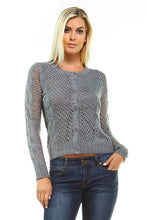 Women's Open Knit Cardigan