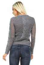 Women's Open Knit Cardigan