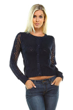 Women's Open Knit Cardigan