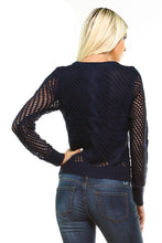 Women's Open Knit Cardigan