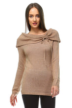 Women's Off Shoulder Knit Sweater