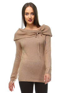 Women's Off Shoulder Knit Sweater