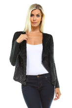 Women's Open Knit Cardigan