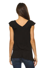 Women's V-Neck Stud Detail Top