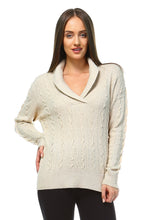 Women's Knitted V-Neck Sweater