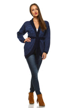 Women's Waist Tie Open Front Cardigan