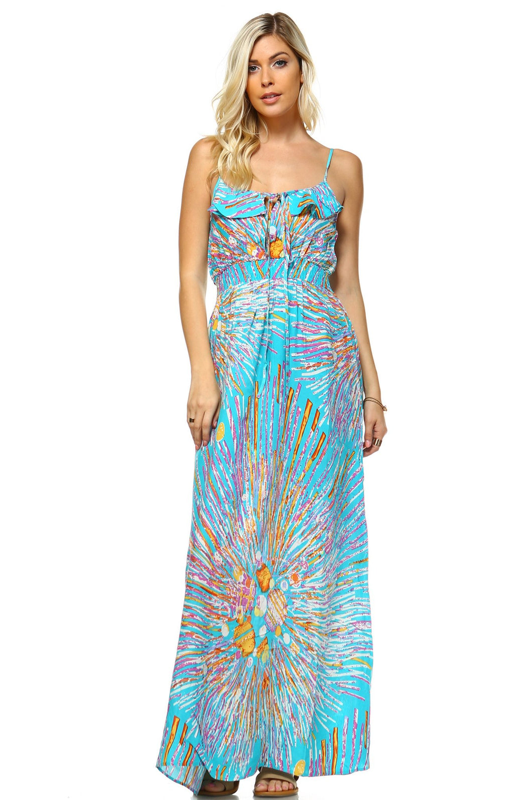 Women's Printed Maxi Dress