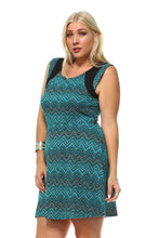 Women's Plus Size Printed Dress