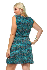 Women's Plus Size Printed Dress