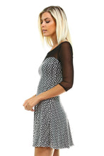 Women's Printed Mesh Dress