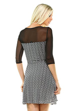 Women's Printed Mesh Dress