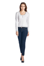 Urban Love Button Detail Long Sleeve Top