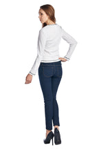 Urban Love Button Detail Long Sleeve Top