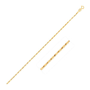 14k Yellow Gold Luimna Pendant Chain 0.8mm