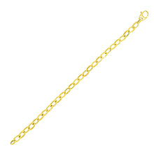 14k Yellow Gold Cable Chain Style Bracelet