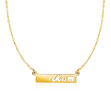 14k Yellow Gold Pendant with