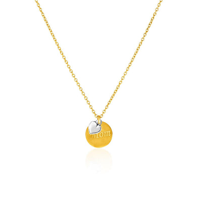 14k Two-Toned Yellow and White Gold