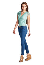 Urban Love Flutter Sleeve Wrap Top