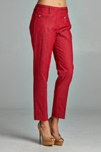 Larry Levine Red Velvet Pants