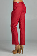 Larry Levine Red Velvet Pants