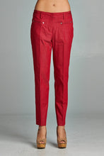 Larry Levine Red Velvet Pants