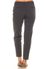 Women's Larry Levine Pant with Silver Buttons