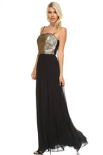 SLNY Sequin Chiffon Dress -  - 3