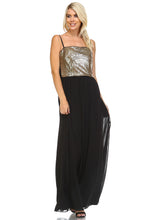 SLNY Sequin Chiffon Dress -  - 2